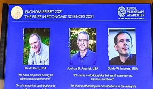 Nobel de Economía a Card, Angrist e Imbens