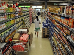 Tapabocas en supermercados