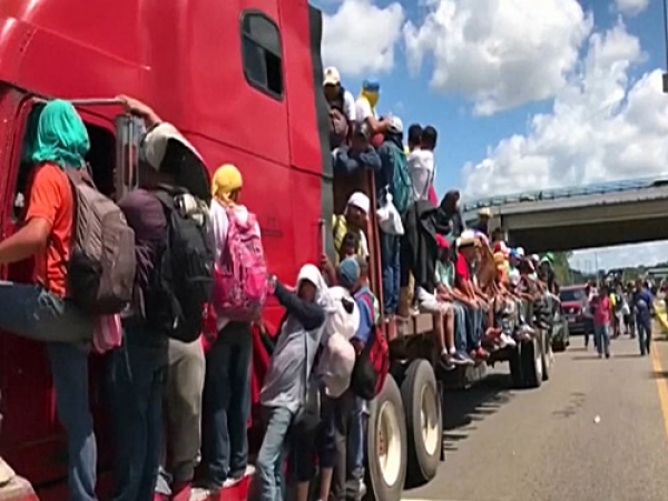 México: Acuerdo con caravana de migrantes