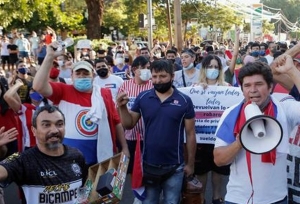 Paraguay tras tercer día de protestas