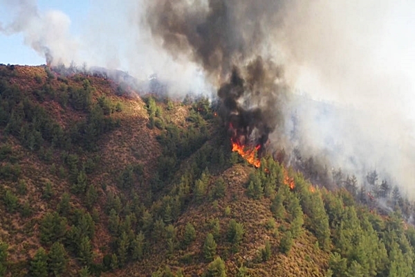 El fuego arrasa California