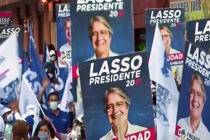Ecuador: Lasso pasa a la segunda vuelta de las elecciones