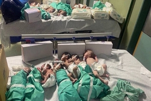 OMS logra evacuar bebés del Hospital en Gaza