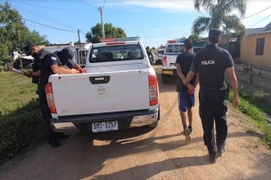 Traficaban armas y municiones