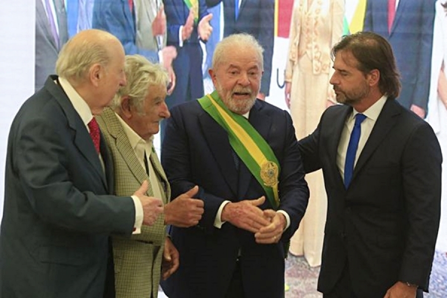 Lula da Silva visita Uruguay