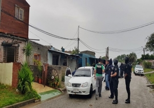 Allanamiento: armas y municiones incautadas
