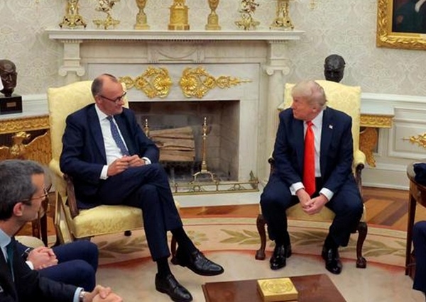 Merz visitó a Trump