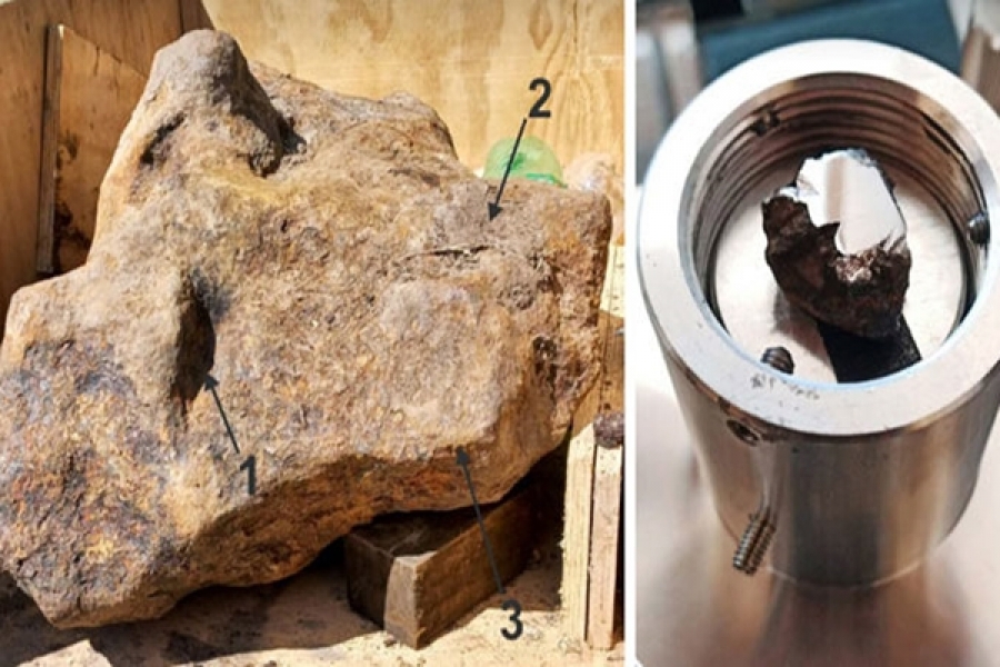 Prefectura incautó meteorito de 400 kilos