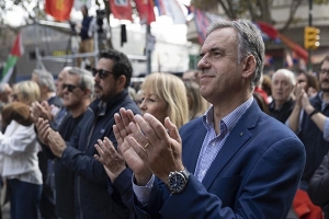 Presidente Orsi asistió al acto de los trabajadores