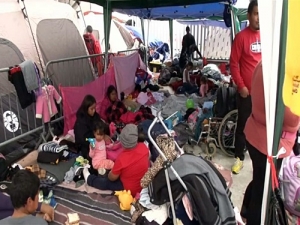 Caravana de inmigrantes; a algunos les darán asilo
